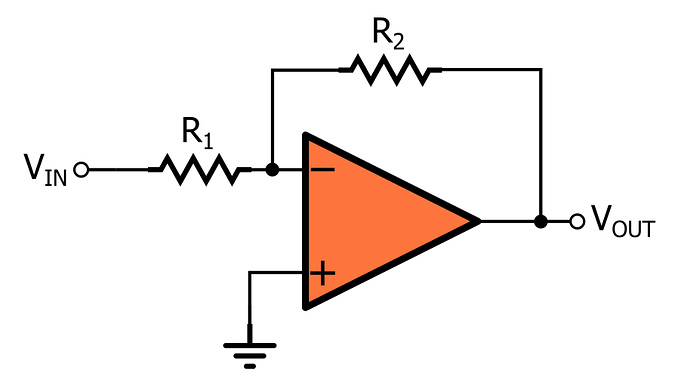 Inverting Operational Amplifier Circuit